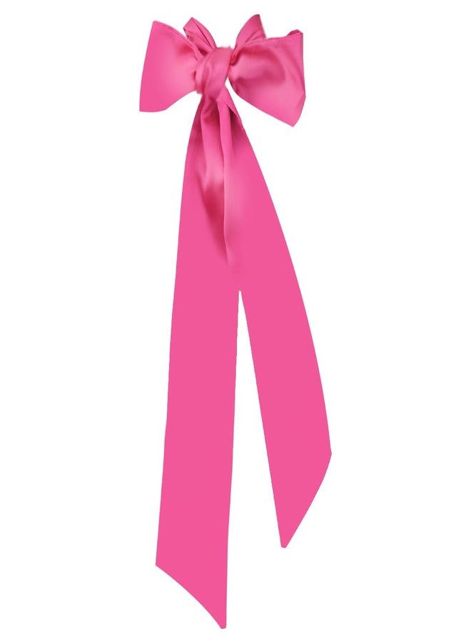 Borhmty Women Satin Sash Belt Dress Belts Sash for Women Bride Bridal Sash Belt for Wedding Pageant Birthday Sash for Women Hot Pink Sash Waist Belt for Dress Large Wide Bling Belts Sash for Women Dress - Image 1